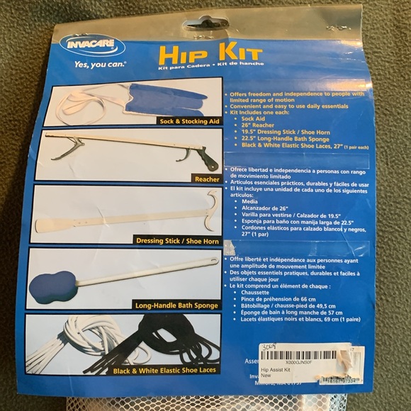 NIP Invacare Hip Assist Kit. 6 piece set. - Picture 3 of 6